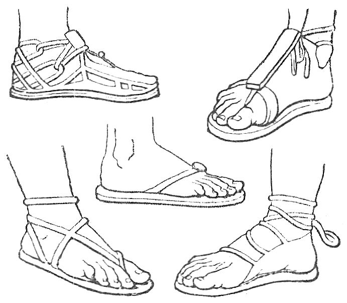asistencia paralelo esta Las sandalias romanas, de las caligae a las soleae